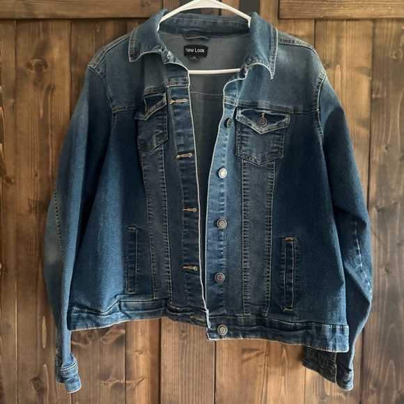 New Look Dark Blue Jean Jacket - Picture 1 of 3